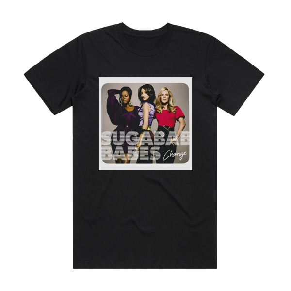 Sugababes Change 1 Album Cover T-Shirt Black