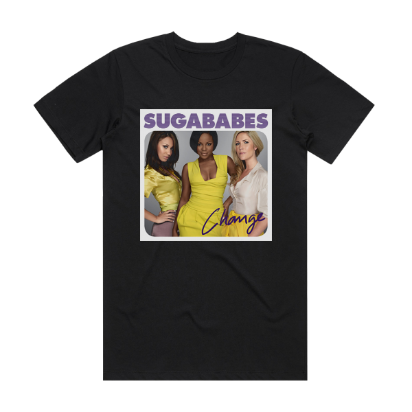 Sugababes Change 2 Album Cover T-Shirt Black