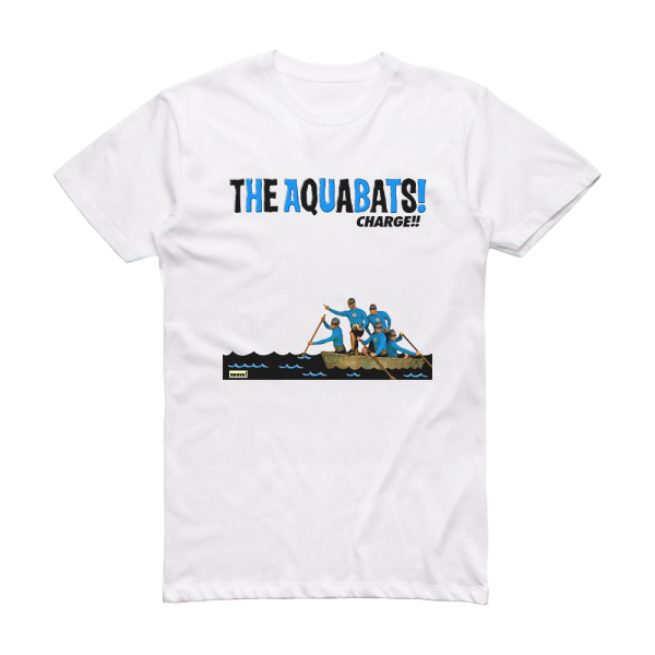 The Aquabats Charge Album Cover T-Shirt White