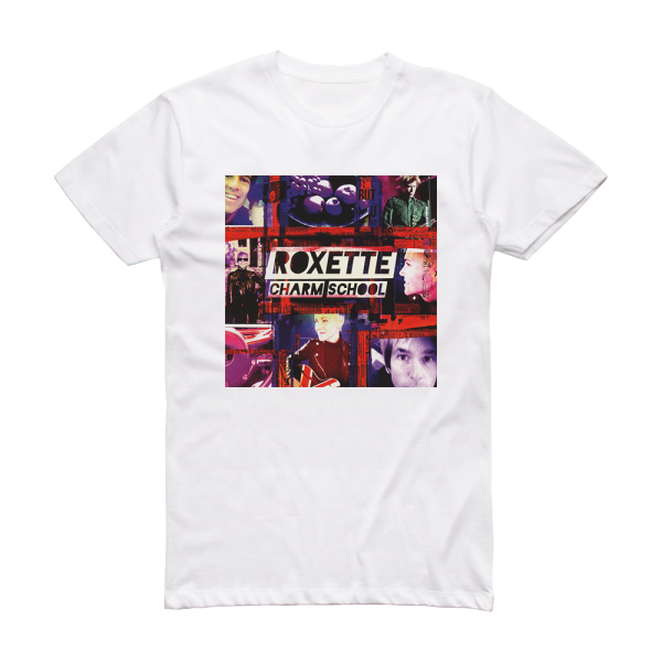 Roxette Charm School Album Cover T-Shirt White