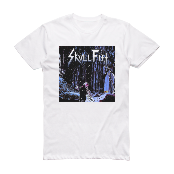 Skull Fist Chasing The Dream Album Cover T-Shirt White