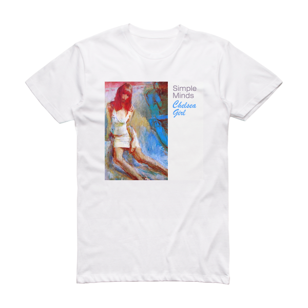 Simple Minds Chelsea Girl Album Cover T-Shirt White