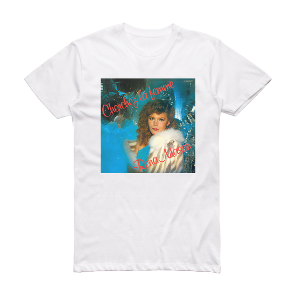 Rena Mason Cherchez La Femme Album Cover T-Shirt White