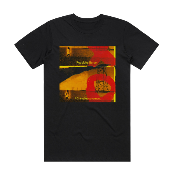 Rodolphe Burger Cheval Mouvement Album Cover T-Shirt Black