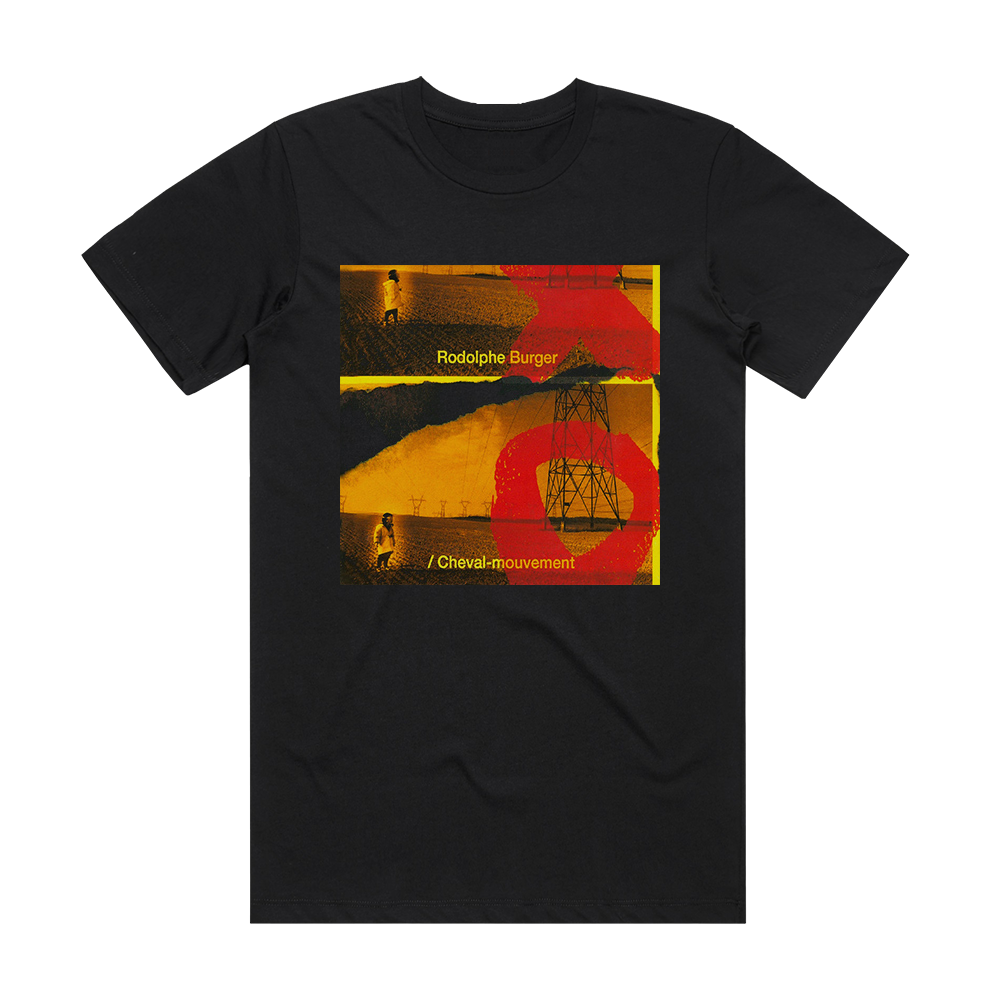 Rodolphe Burger Cheval Mouvement Album Cover T-Shirt Black – ALBUM ...