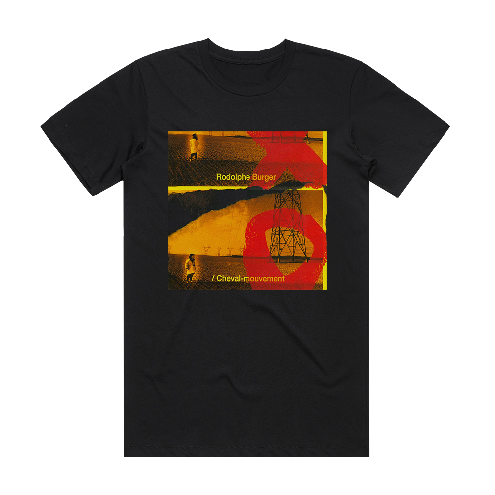 Rodolphe Burger Cheval Mouvement Album Cover T-Shirt Black – ALBUM ...