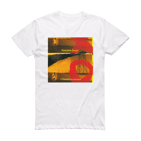Rodolphe Burger Cheval Mouvement Album Cover T-Shirt White