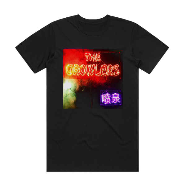 The Growlers Chinese Fountain Album Cover T-Shirt Black