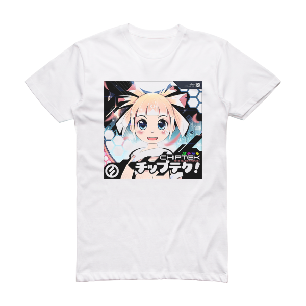 she Chiptek Album Cover T-Shirt White