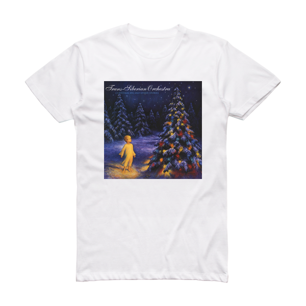 Trans-Siberian Orchestra Christmas Eve And Other Stories Album Cover T-Shirt White