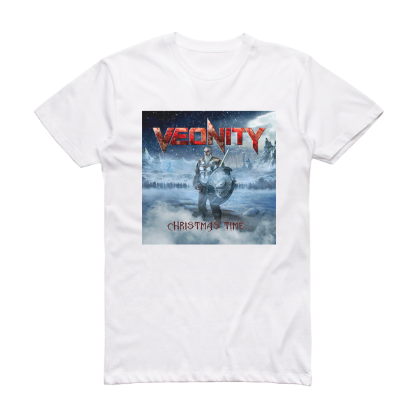 Veonity Christmas Time Album Cover T-Shirt White