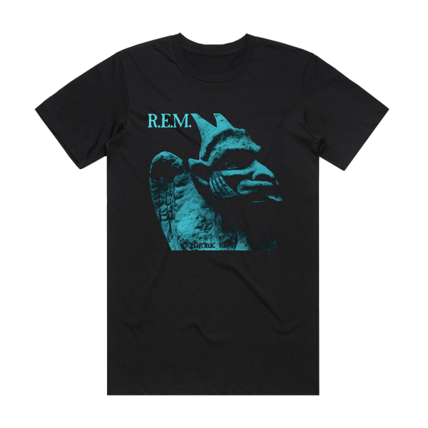 R E M Chronic Town Album Cover T-Shirt Black