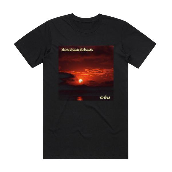 The Autumn Defense Circles Album Cover T-Shirt Black
