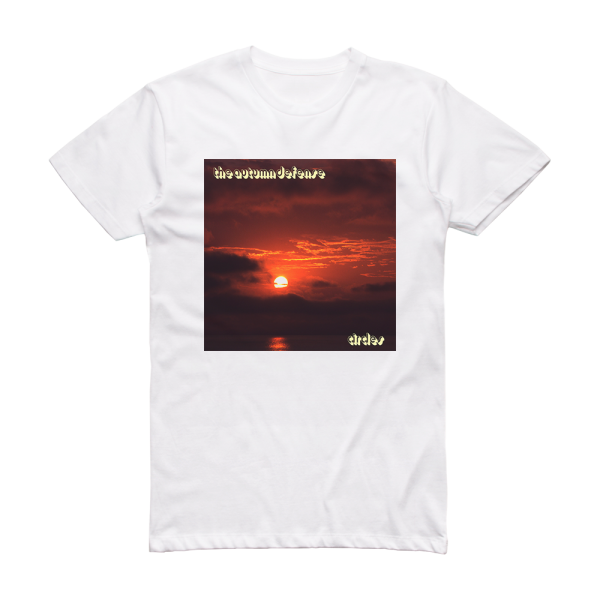 The Autumn Defense Circles Album Cover T-Shirt White