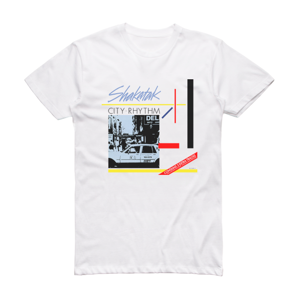 Shakatak City Rhythm Album Cover T-Shirt White