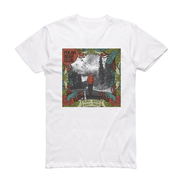 Polar Bear Club Clash Battle Guilt Pride Album Cover T-Shirt White