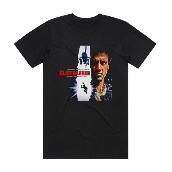 Trevor Jones Cliffhanger Album Cover T-Shirt Black