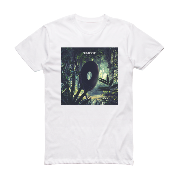 Sub Focus Close Remixes Album Cover T-Shirt White