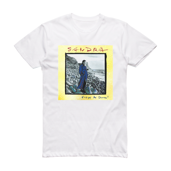 Sandra Close To Seven Album Cover T-Shirt White