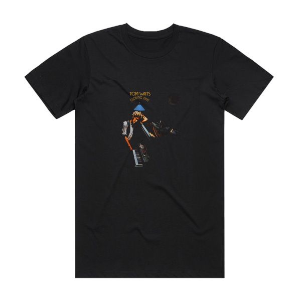 Tom Waits Closing Time Album Cover T-Shirt Black
