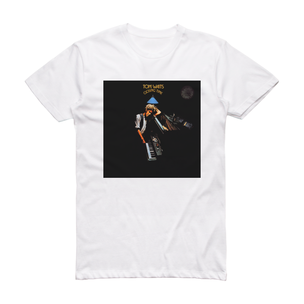 Tom Waits Closing Time Album Cover T-Shirt White