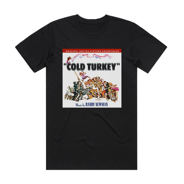 Randy Newman Cold Turkey Album Cover T-Shirt Black