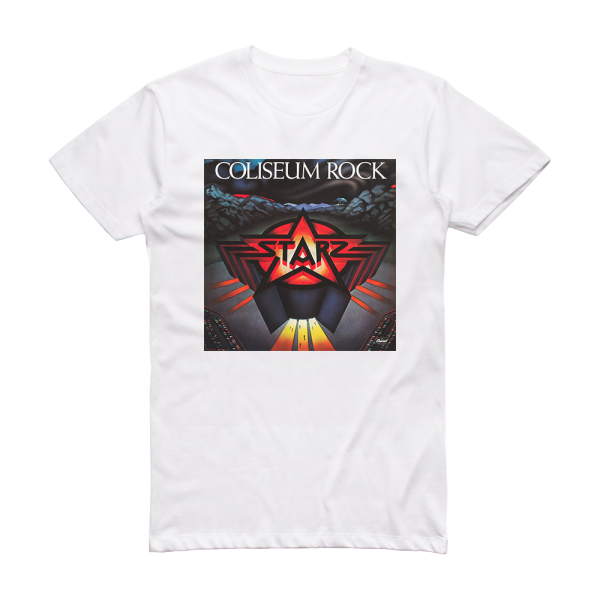 Starz Coliseum Rock Album Cover T-Shirt White