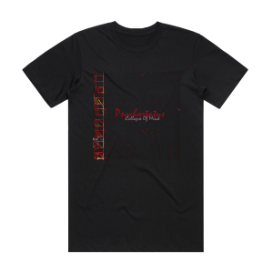 Psychostatus Collapse Of Mind Album Cover T-Shirt Black