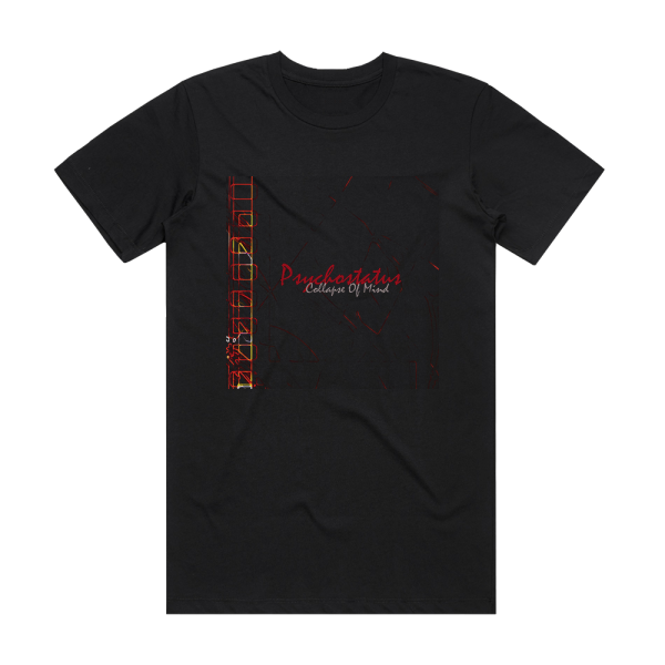 Psychostatus Collapse Of Mind Album Cover T-Shirt Black