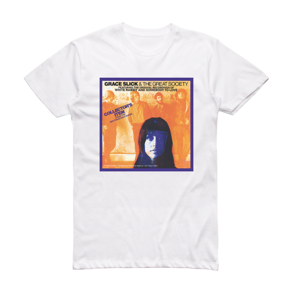 The Great Society Collectors Item Album Cover T-Shirt White