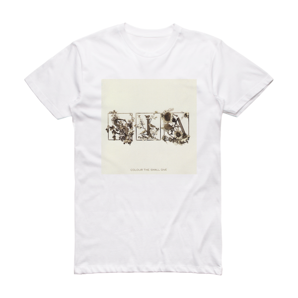 Sia Colour The Small One Album Cover T-Shirt White