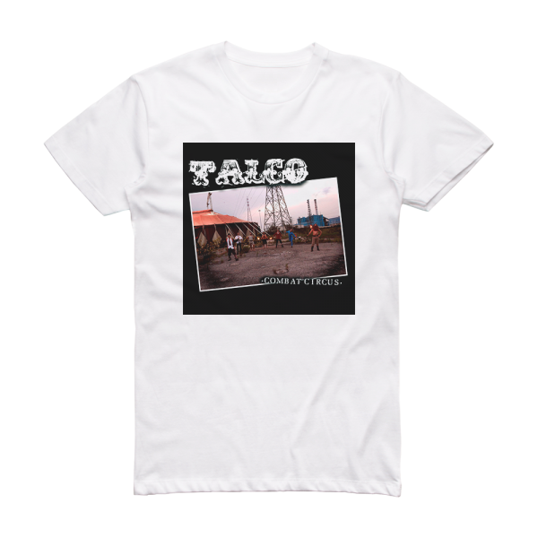 Talco Combat Circus Album Cover T-Shirt White