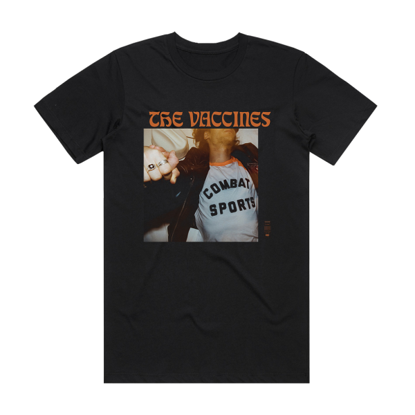 The Vaccines Combat Sports Album Cover T-Shirt Black