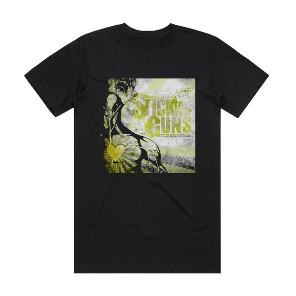 Stick to Your Guns Comes From The Heart Album Cover T-Shirt Black