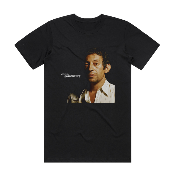 Serge Gainsbourg Comme Un Boomerang Album Cover T-Shirt Black