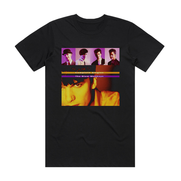 The Blow Monkeys Complete Singles Album Cover T-Shirt Black