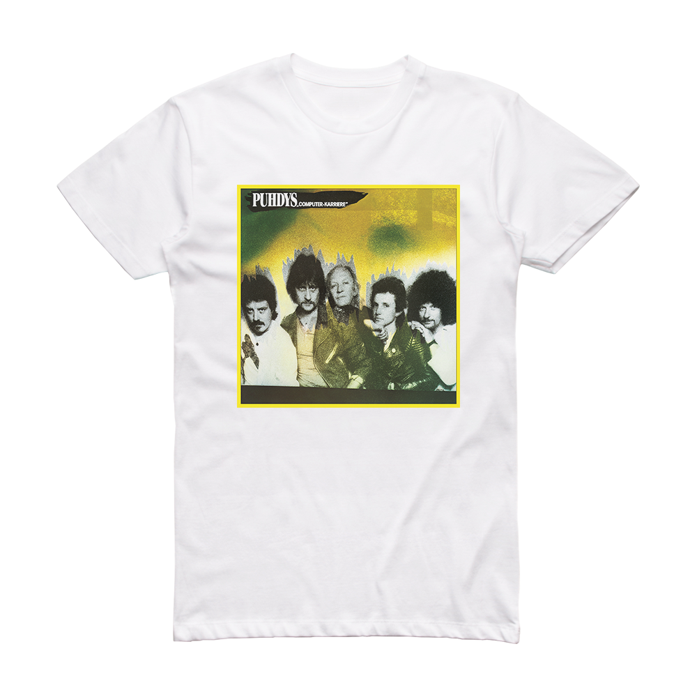 Puhdys Computer Karriere Album Cover T-Shirt White – ALBUM COVER T-SHIRTS