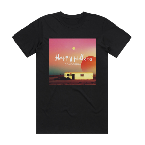 The Happy Hollows Concordia Album Cover T-Shirt Black