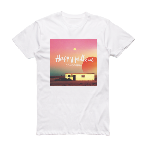 The Happy Hollows Concordia Album Cover T-Shirt White