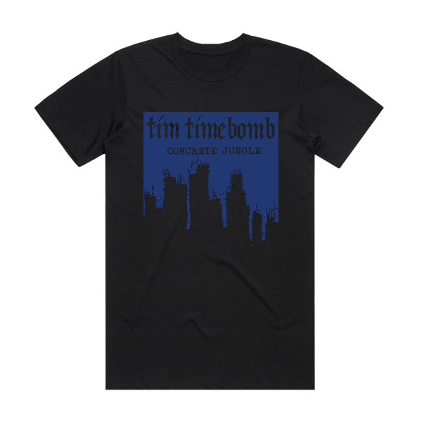 Tim Timebomb Concrete Jungle Album Cover T-Shirt Black