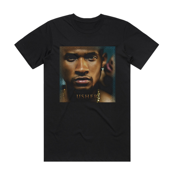 Usher Confessions 1 Album Cover T-Shirt Black