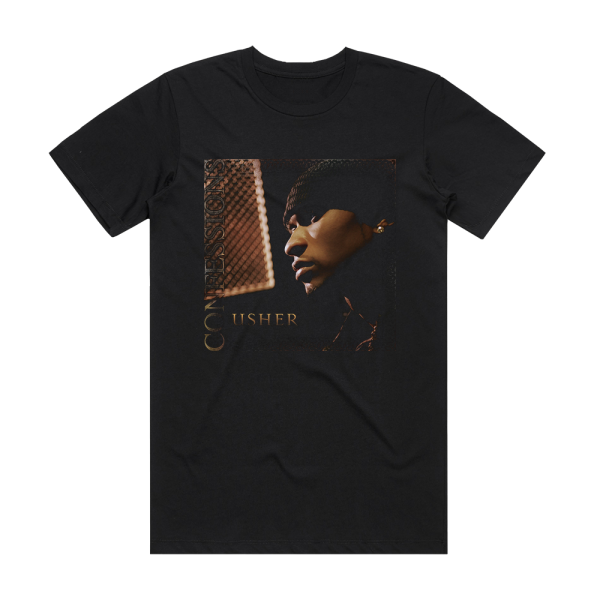 Usher Confessions 2 Album Cover T-Shirt Black