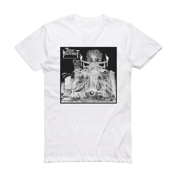 Toxic Holocaust Conjure And Command Album Cover T-Shirt White