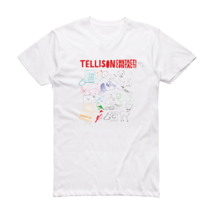 Tellison Contact Contact Album Cover T-Shirt White