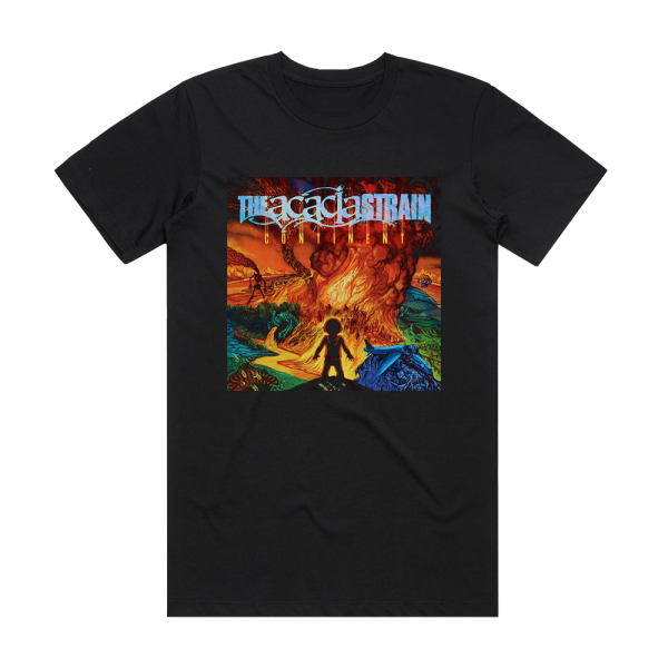 The Acacia Strain Continent 2 Album Cover T-Shirt Black