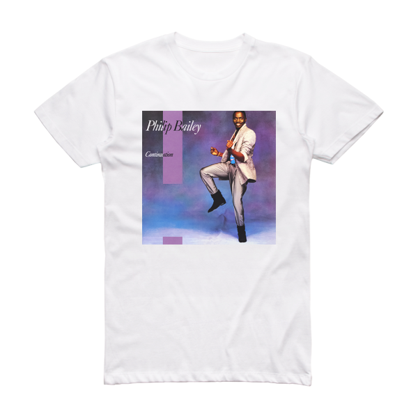 Philip Bailey Continuation Album Cover T-Shirt White