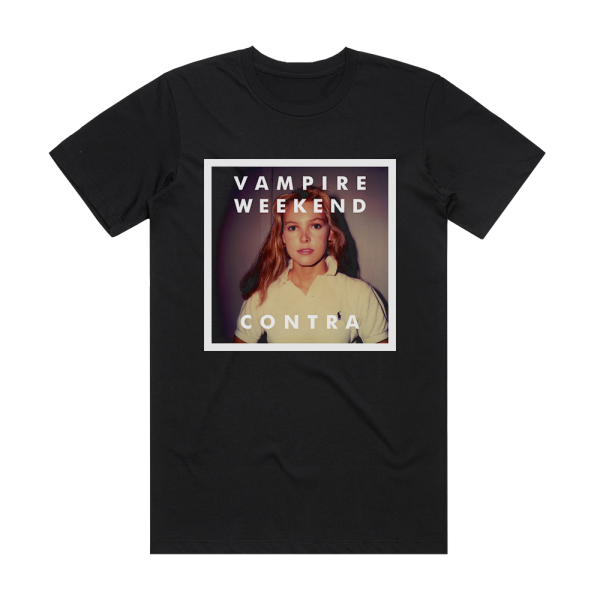 Vampire Weekend Contra Album Cover T-Shirt Black