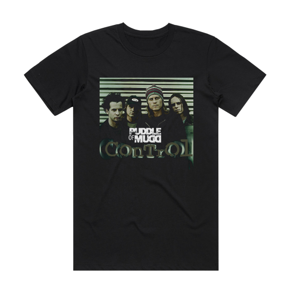 Puddle of Mudd Control Album Cover T-Shirt Black