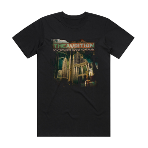 The Audition Controversy Loves Company Album Cover T-Shirt Black