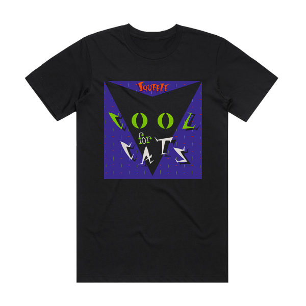 Squeeze Cool For Cats Album Cover T-Shirt Black